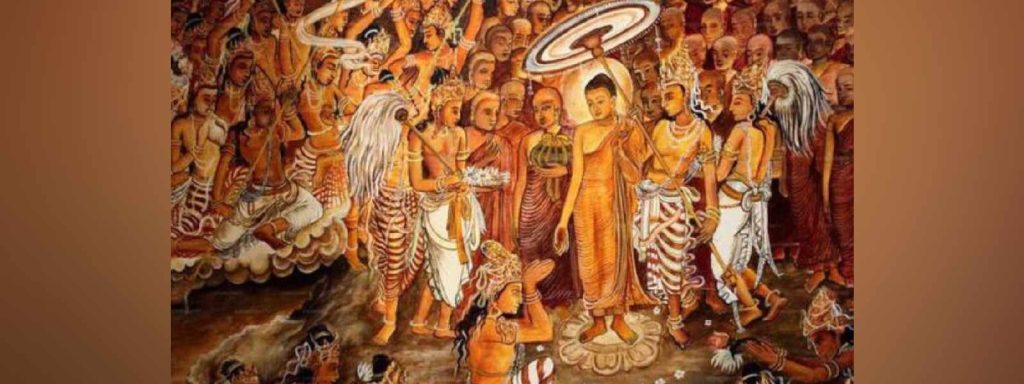 බුදුරජාණන් වහන්සේගේ පළමු ලංකා ගමනය සිදුවූ දුරුතු පුර පසළොස්වක පොහොය අදයි..
