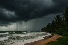 වෙරළට ඔබ්බෙන් වන මුහුදු ප්රදේශවලට වැසි