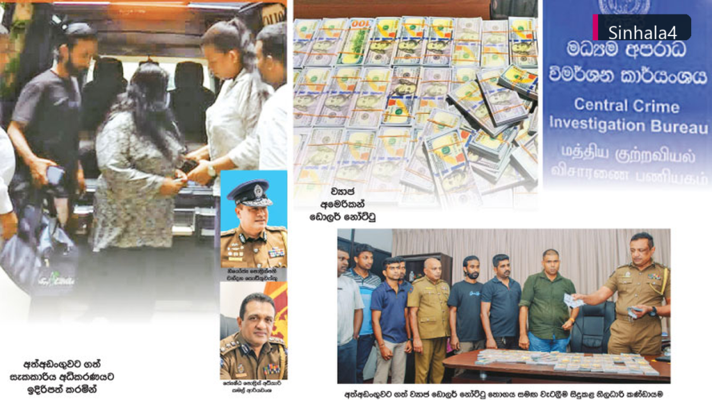 රුපියල් කෝටි 21ක ව්යාජ ඩොලර් ජාවාරමක නිරත කාන්තාවක් කොටුවෙයි රුපියල් කෝටි 21ක ව්යාජ ඩොලර් ජාවාරමක නිරත කාන්තාවක් කොටුවෙයි