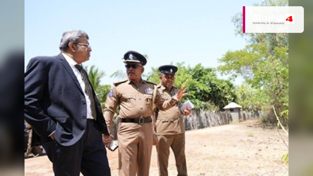 යාපනය චෙම්මණි සමූහ මිනීවලේ කැණීම් කටයුතු අධිකරණ ඇමතිගේ නිරීක්ෂණයට යාපනය චෙම්මණි සමූහ මිනීවලේ කැණීම් කටයුතු අධිකරණ ඇමතිගේ නිරීක්ෂණයට