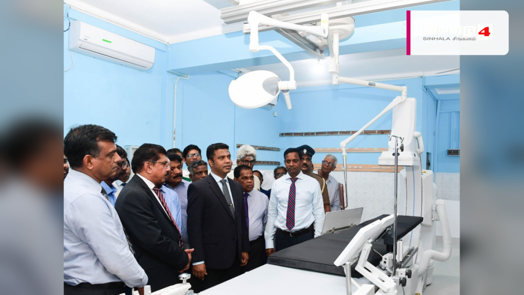 යාපනය ශික්ෂණ රෝහලට අති නවීන කැත් රසායනාගාරයක්