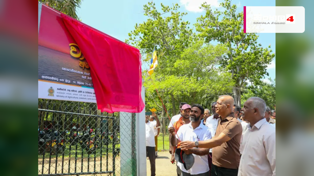 හොරොව්පොතාන වැව් බැම්ම ප්රතිසංස්කරණය ඇරඹේ හොරොව්පොතාන වැව් බැම්ම ප්රතිසංස්කරණය ඇරඹේ
