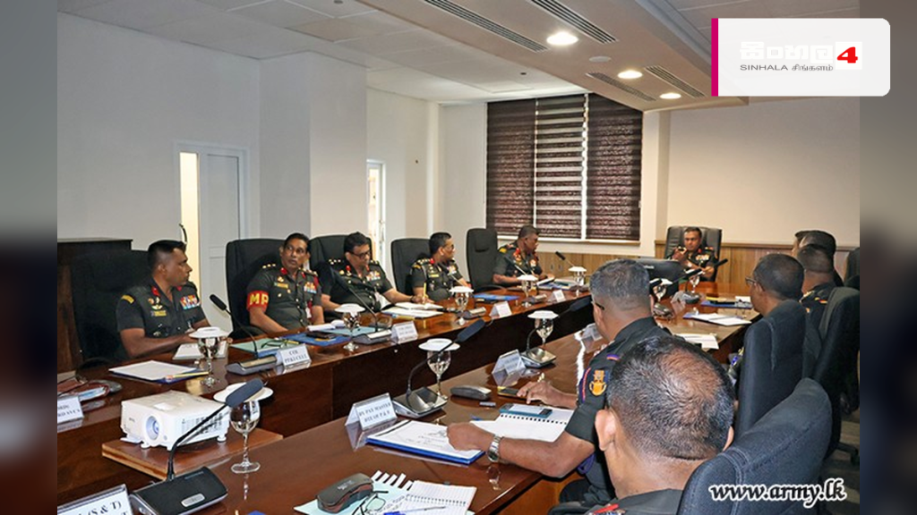 ශ්රී ලංකා යුද්ධ හමුදාවේ අභ්යන්තර කටයුතු ඒකකයේ දෙවන කාර්තුමය ප්රගති සමාලෝචන රැස්වීම පැවැත්වේ ශ්රී ලංකා යුද්ධ හමුදාවේ අභ්යන්තර කටයුතු ඒකකයේ දෙවන කාර්තුමය ප්රගති සමාලෝචන රැස්වීම පැවැත්වේ