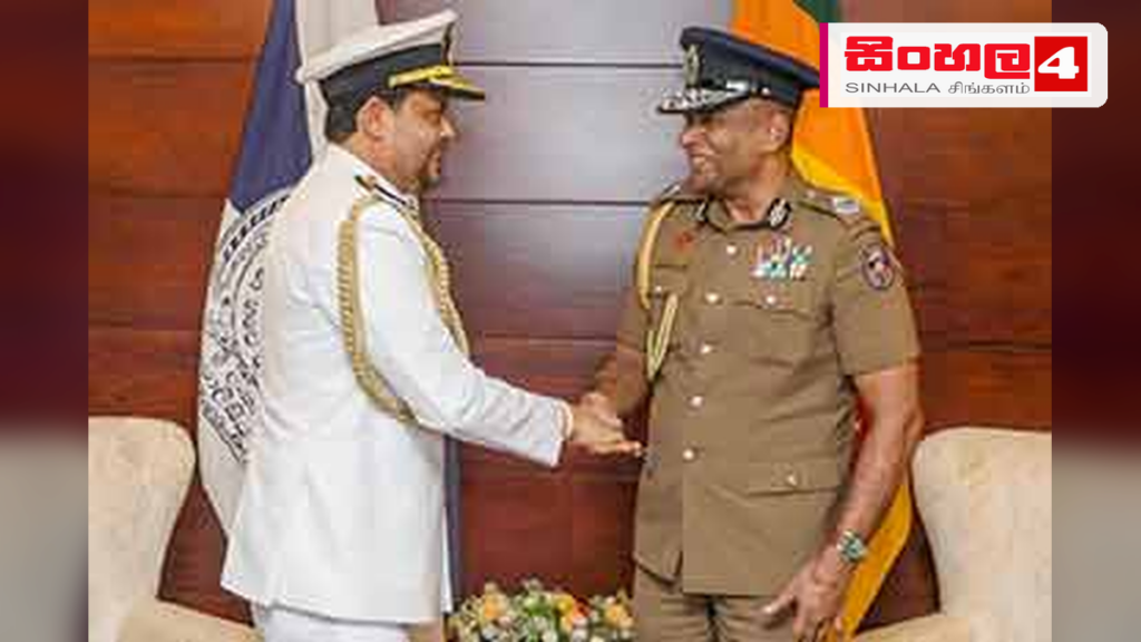 නව නාවික හමුදාපති සහ පොලිස්පති අතර විශේෂ හමුවක් නව නාවික හමුදාපති සහ පොලිස්පති අතර විශේෂ හමුවක්