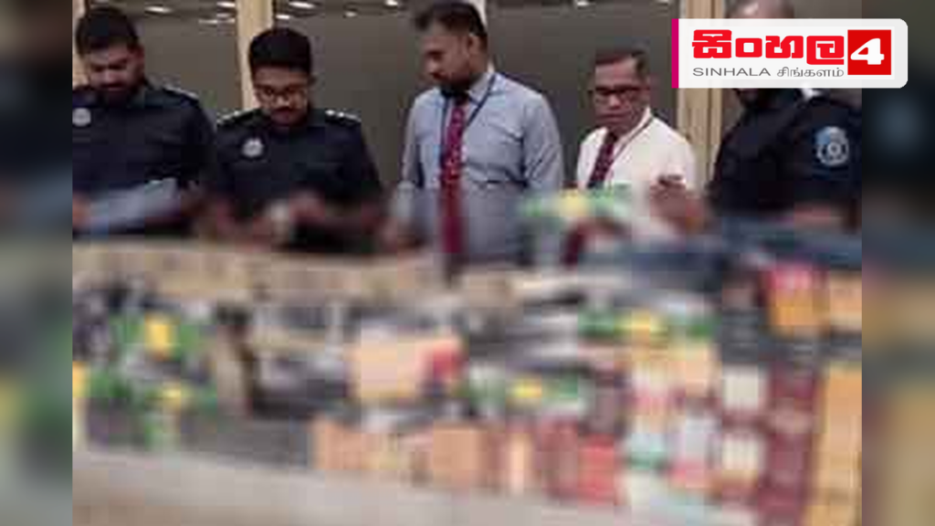නීතිවිරෝධීව මෙරටට ගෙනා රුපියල් ලක්ෂ 60ක දුම්වැටි තොගයක් සමඟ චීන ජාතිකයෙක් අත්අඩංගුවට