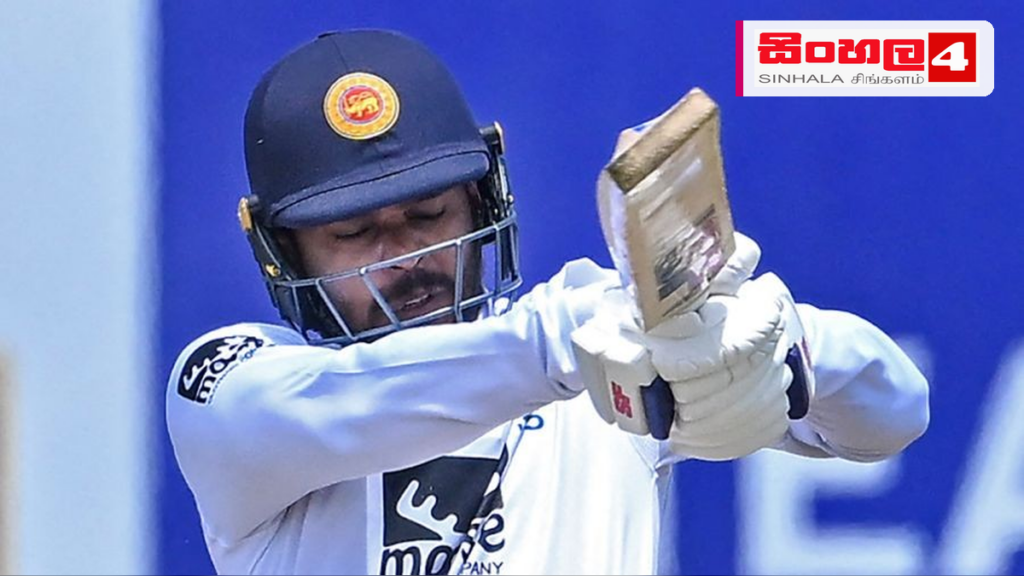 Headline: ඉන්දු-ශ්‍රී ලංකා පළමු ටෙස්ට් තරගය ගාල්ලේදී: ශ්‍රී ලංකා සංචිතය නම් කෙරේ Intended image subject: Dhananjaya de Silva Story summary: ඉන්දියාව සහ ශ්‍රී ලංකාව අතර පැවැත්වෙන ටෙ
