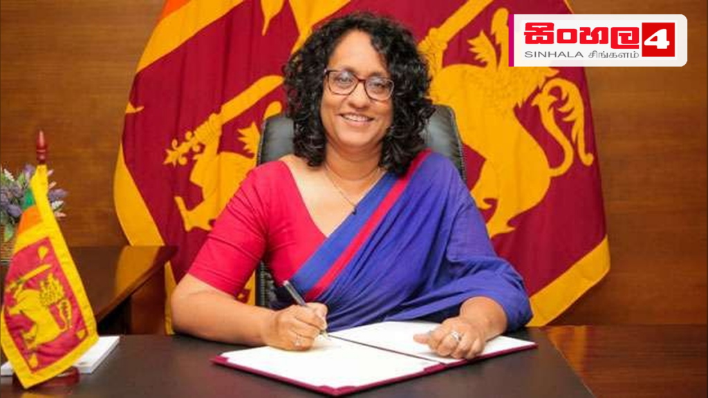 Headline: දරුවන් වෙනුවෙන් සංවේදී සමාජයක් ගොඩනැගීම අත්‍යවශ්‍යයි - අග්‍රාමාත්‍යවරිය Intended image subject: Prime Minister Dr. Harini Amarasuriya at the education ministry event Stor