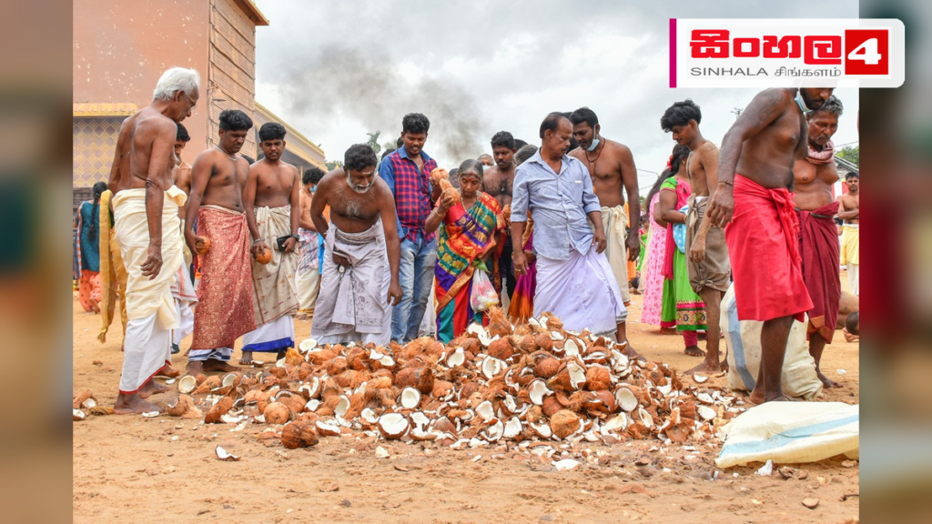 නල්ලූර් කන්දස්වාමි කෝවිලේ වාර්ෂික මංගල්‍යය කොඩි එසවීමෙන් ඇරඹේ