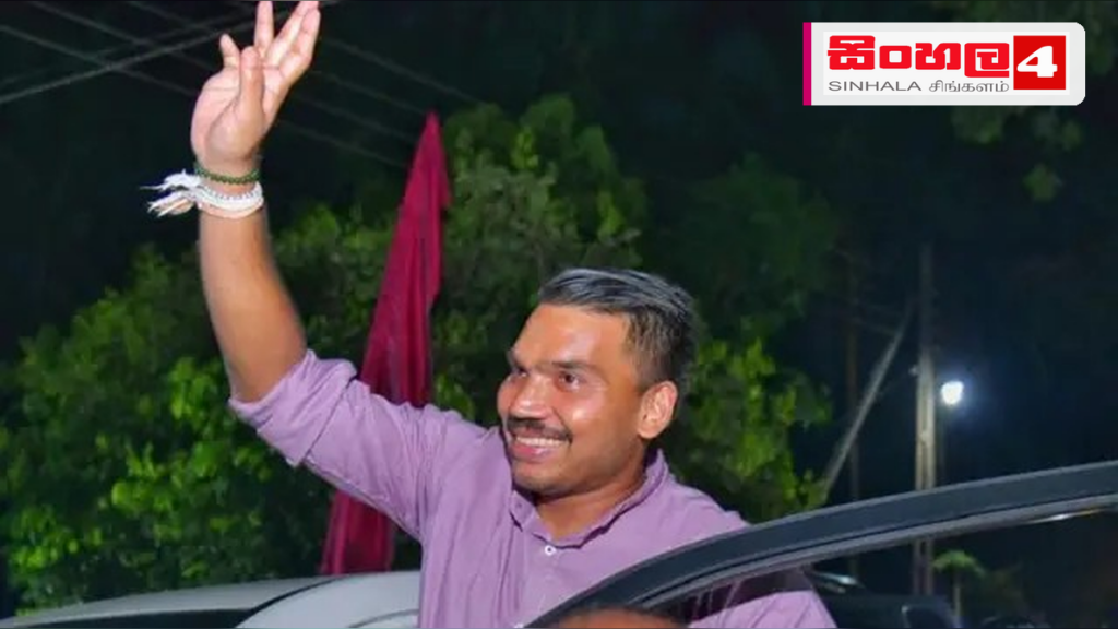 Headline: නාමල් රාජපක්ෂ මූල්‍ය අපරාධ විමර්ශන කොට්ඨාසයට කැඳවයි Intended image subject: Namal Rajapaksa Story summary: ශ්‍රී ලංකා පොදුජන පෙරමුණේ ජාතික සංවිධායක පාර්ලිමේන්තු මන්ත්‍රී