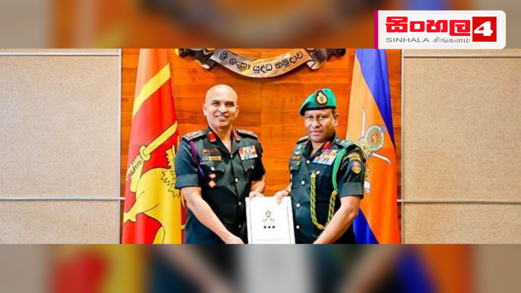 Headline: ශ්‍රී ලංකා යුද හමුදාවේ 70 වැනි මාණ්ඩලික ප්‍රධානියා ලෙස මේජර් ජෙනරාල් උදුගම වැඩ භාරගනී Intended image subject: Major General U.K.D.D.P. Udugama Story summary: ශ්‍රී ලංකා ය