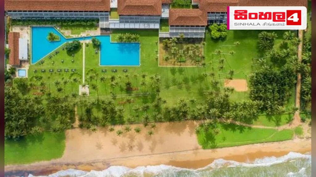 Headline: වාද්දුව “ද බ්ලූ වෝටර්ස්” හෝටලයේ සුනඛයින් සිව්දෙනෙකු මියයාම ගැන පරීක්ෂණ Intended image subject: The Blue Water Hotel and Spa exterior Story summary: වාද්දුව, තල්පිටිය ප්‍ර