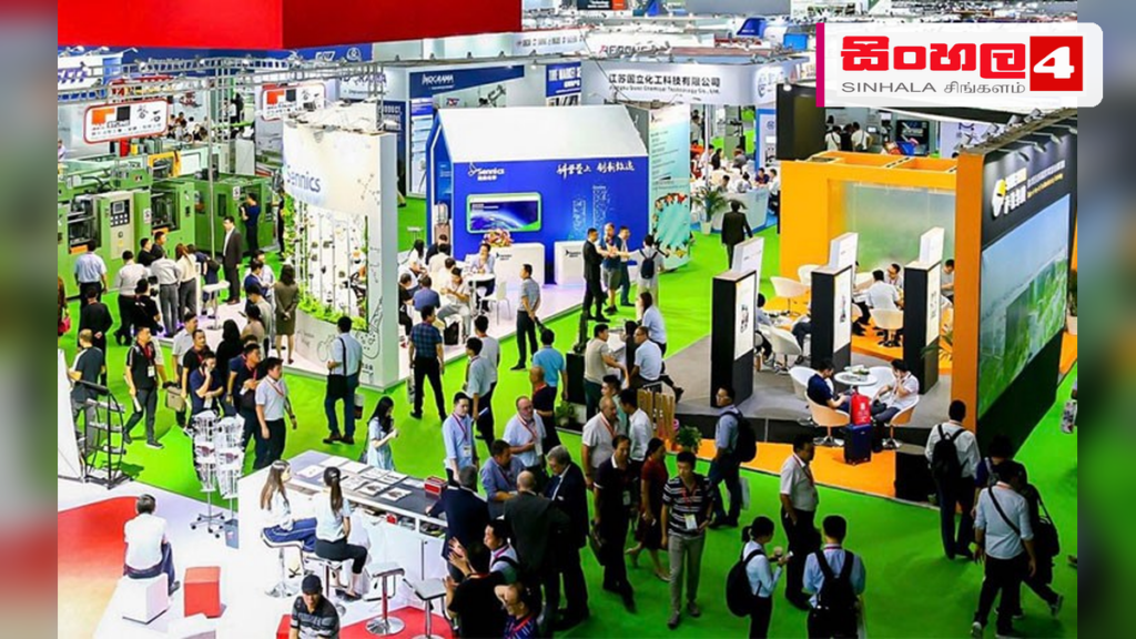 Headline: RubExpo 2026 ජාත්‍යන්තර රබර් ප්‍රදර්ශනය පැවැත්වේ Intended image subject: International Rubber Exhibition display Story summary: ගෝලීය රබර් කර්මාන්තයේ නව ප්‍රවණතා සහ තාක්ෂ