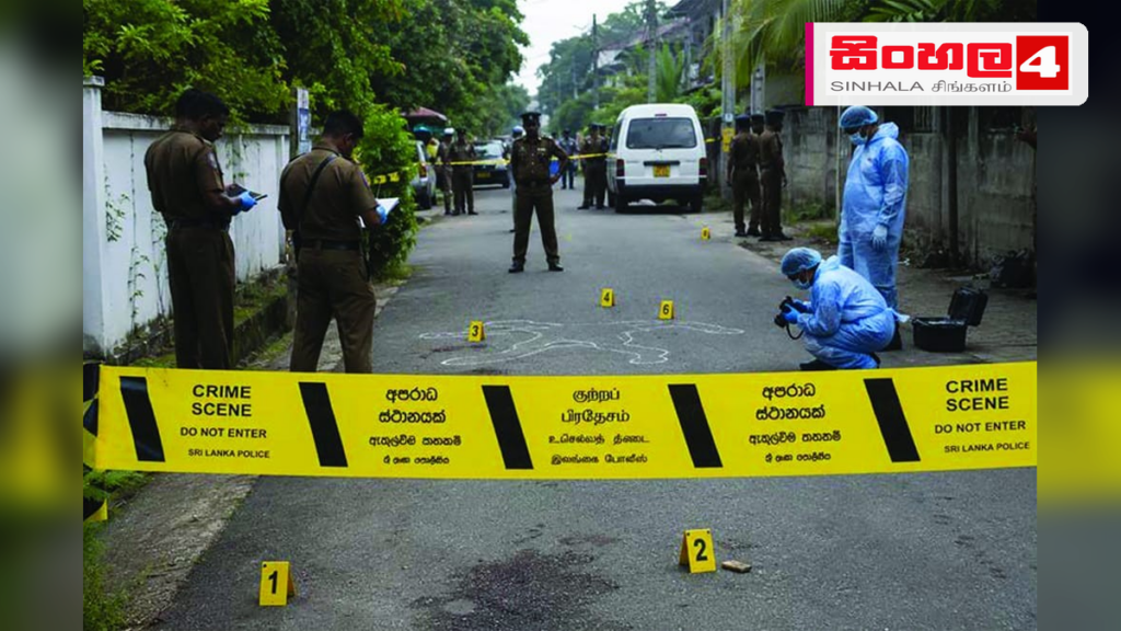 Headline: තලවතුගොඩ සංචාරක ආයතනයකින් රුපියල් කෝටි 6.5ක මුදල් හා රන් භාණ්ඩ කොල්ලයක් Intended image subject: Police investigation scene or generic crime scene tape Story summary: තලවත