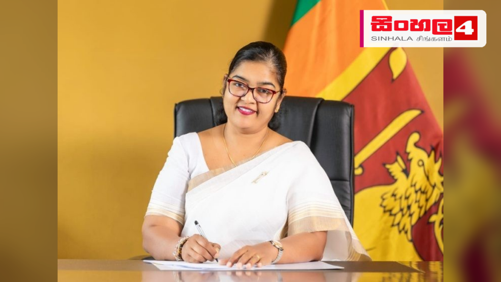 Headline: 2027 වසරේ කාන්තාවන් සවිබල ගැන්වීමට නව සැලසුම් Intended image subject: Minister Savithri Paulraj Story summary: 2027 වසර ඉලක්ක කරගනිමින් කාන්තාවන් සහ දරුවන් වෙනුවෙන් නව සේ