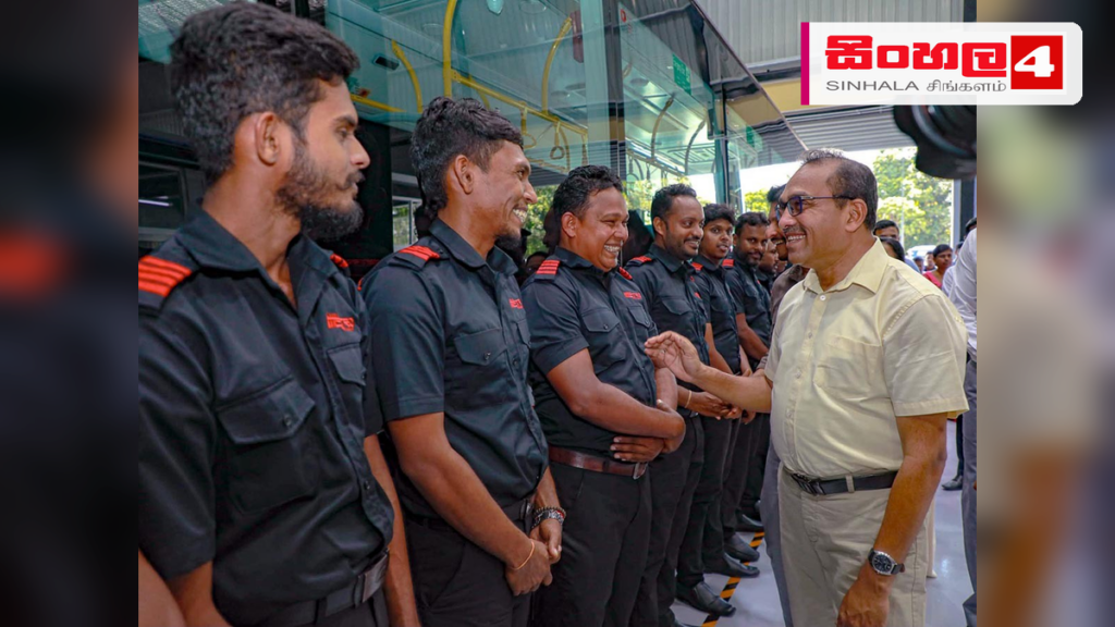 ලංගම බස් රථ ඇණියට අලුතින් 800ක් එකතු කිරීමට සැලසුම් Headline: ලංගම බස් රථ ඇණියට අලුතින් 800ක් එකතු කිරීමට සැලසුම් Intended image subject: Bimal Rathnayake at Kadawatha Metro Depot Story summary: මෙම වසර අවසන් වීමට පෙර ශ්රී ලංකා ගමන