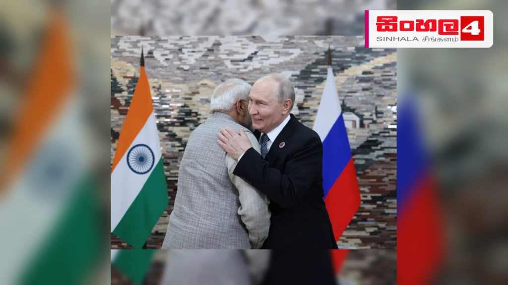 BRICS සමුළුවට සහභාගී වීමට රුසියානු ජනාධිපති පුටින් ඉන්දියාවට Headline: BRICS සමුළුවට සහභාගී වීමට රුසියානු ජනාධිපති පුටින් ඉන්දියාවට Intended image subject: Vladimir Putin arriving in India Story summary: 18 වැනි BRICS සමුළුවට සහභාගී වීම සඳහා