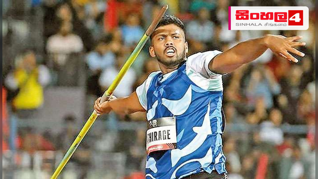 ලෝක ශූරතාව දිනූ රුමේෂ් තරංග දිවයිනට පැමිණෙයි Headline: ලෝක ශූරතාව දිනූ රුමේෂ් තරංග දිවයිනට පැමිණෙයි Intended image subject: Rumesh Tharanga javelin thrower Story summary: ලෝක මලල ක්රීඩා අල්ටිමේට් ශූරතාවලියේදී හෙල්ල විසිකිරීම