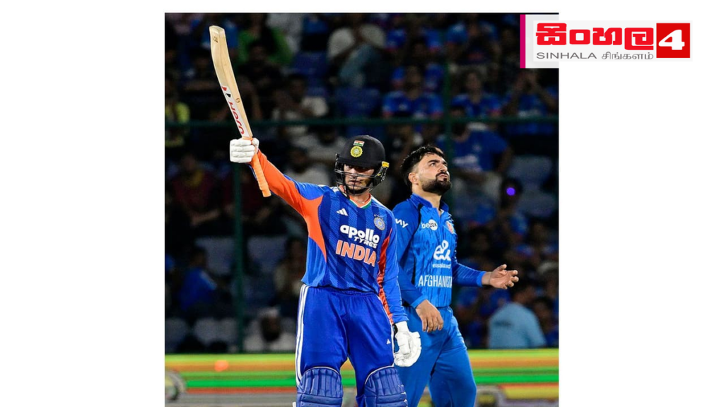 Headline: T20 ක්‍රිකට් ඉතිහාසයේ වේගවත්ම ශතකය අභිෂේක් ෂර්මාගෙන් Intended image subject: Abhishek Sharma batting Story summary: ඉන්දීය ආරම්භක පිතිකරු අභිෂේක් ෂර්මා පන්දු 30කින් සිය ම