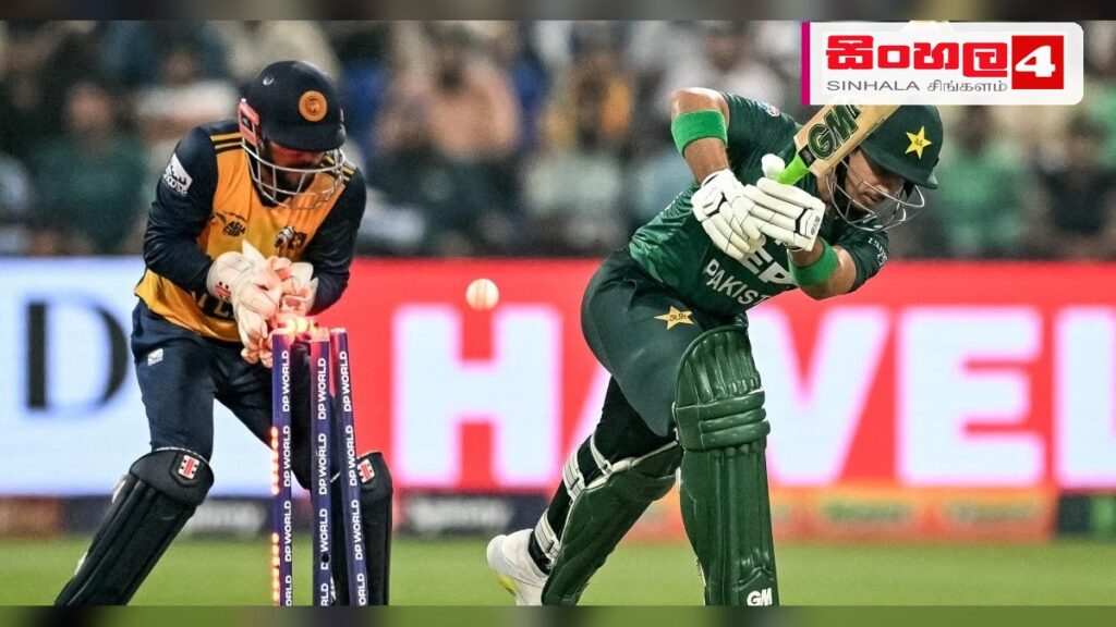 මන්දගාමී පන්දු යැවීම හේතුවෙන් ශ්රී ලංකාවට සහ පාකිස්තානයට දඩ Headline: මන්දගාමී පන්දු යැවීම හේතුවෙන් ශ්රී ලංකාවට සහ පාකිස්තානයට දඩ Intended image subject: Sri Lanka and Pakistan cricket teams Story summary: පාකිස්තානයේ පැවති තුන්කොන් ක්රික