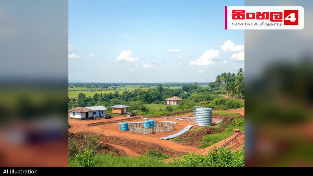 මුලතිව් කරුම්පුලියන් නව ජල සම්පාදන ව්යාපෘතිය හෙට ජනතා අයිතියට Headline: මුලතිව් කරුම්පුලියන් නව ජල සම්පාදන ව්යාපෘතිය හෙට ජනතා අයිතියට Intended image subject: Water supply project infrastructure in Mullaitivu Story summary: මුලතිව් දිස්ත්රික